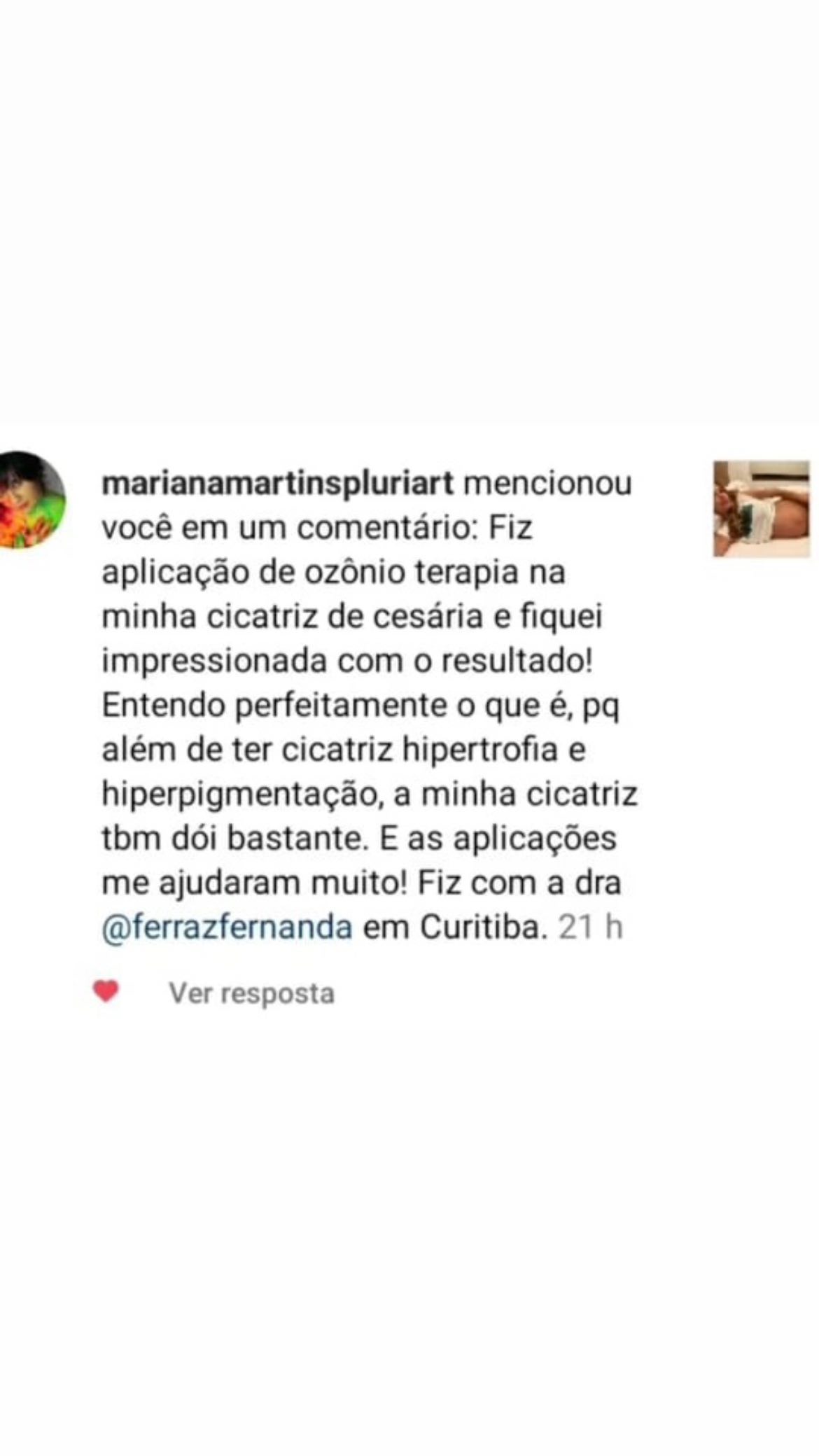 Depoimento de paciente — Ozonioterapia Curitiba